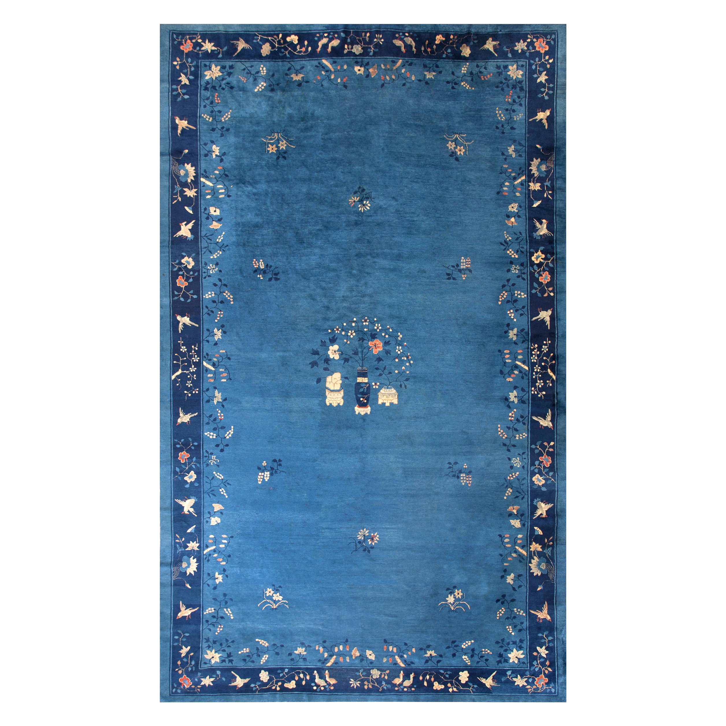 Tapis chinois de Pékin du début du 20ème siècle ( 10'2" x 17' - 310 x 518 )