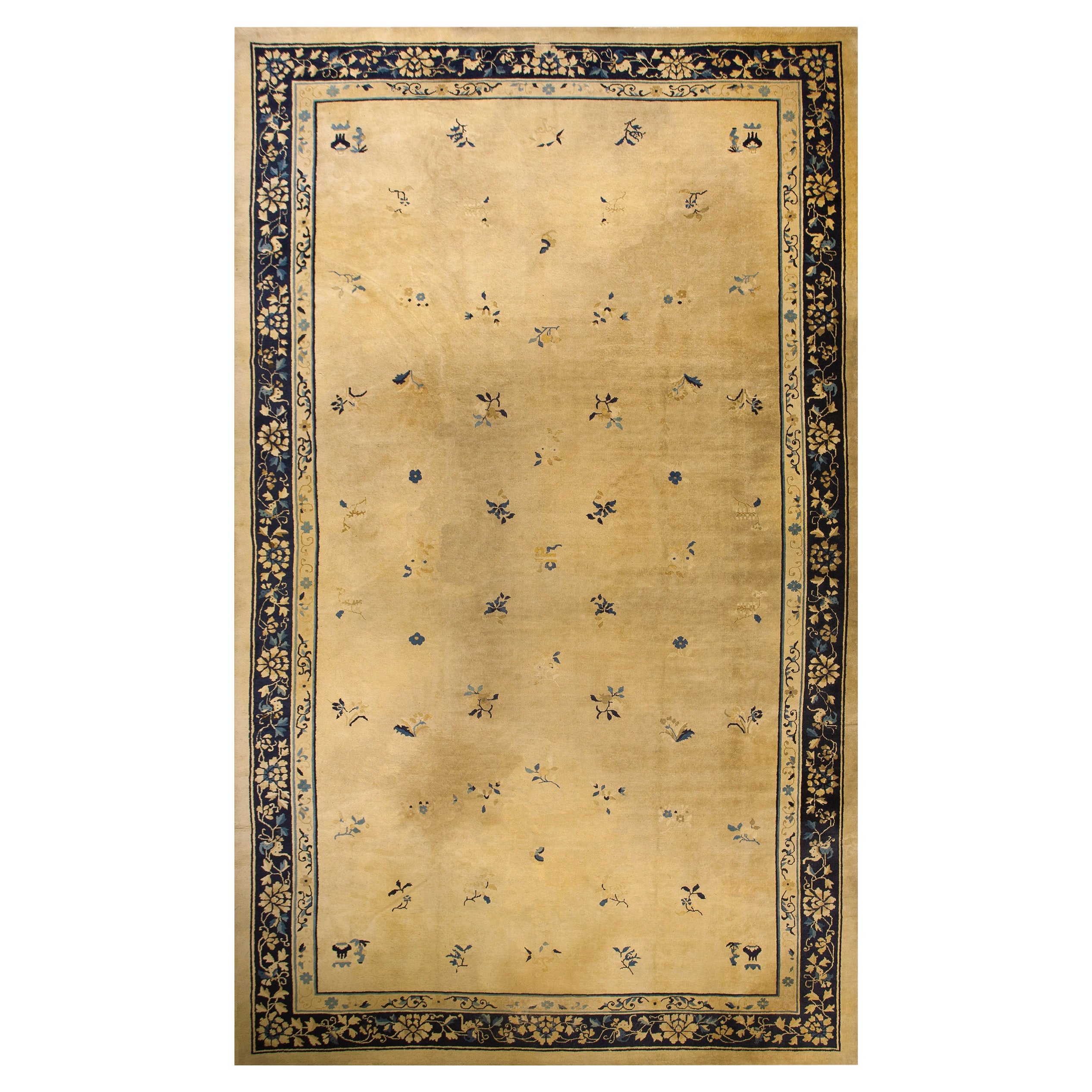 Tapis chinois de Pékin du début du 20e siècle ( 10''3'''' x 17''5'''' - 313 x 530 )