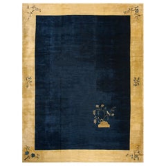 Chinesischer Peking-Teppich des frühen 20. Jahrhunderts ( 11' x 14'4" - 335 x 437 )