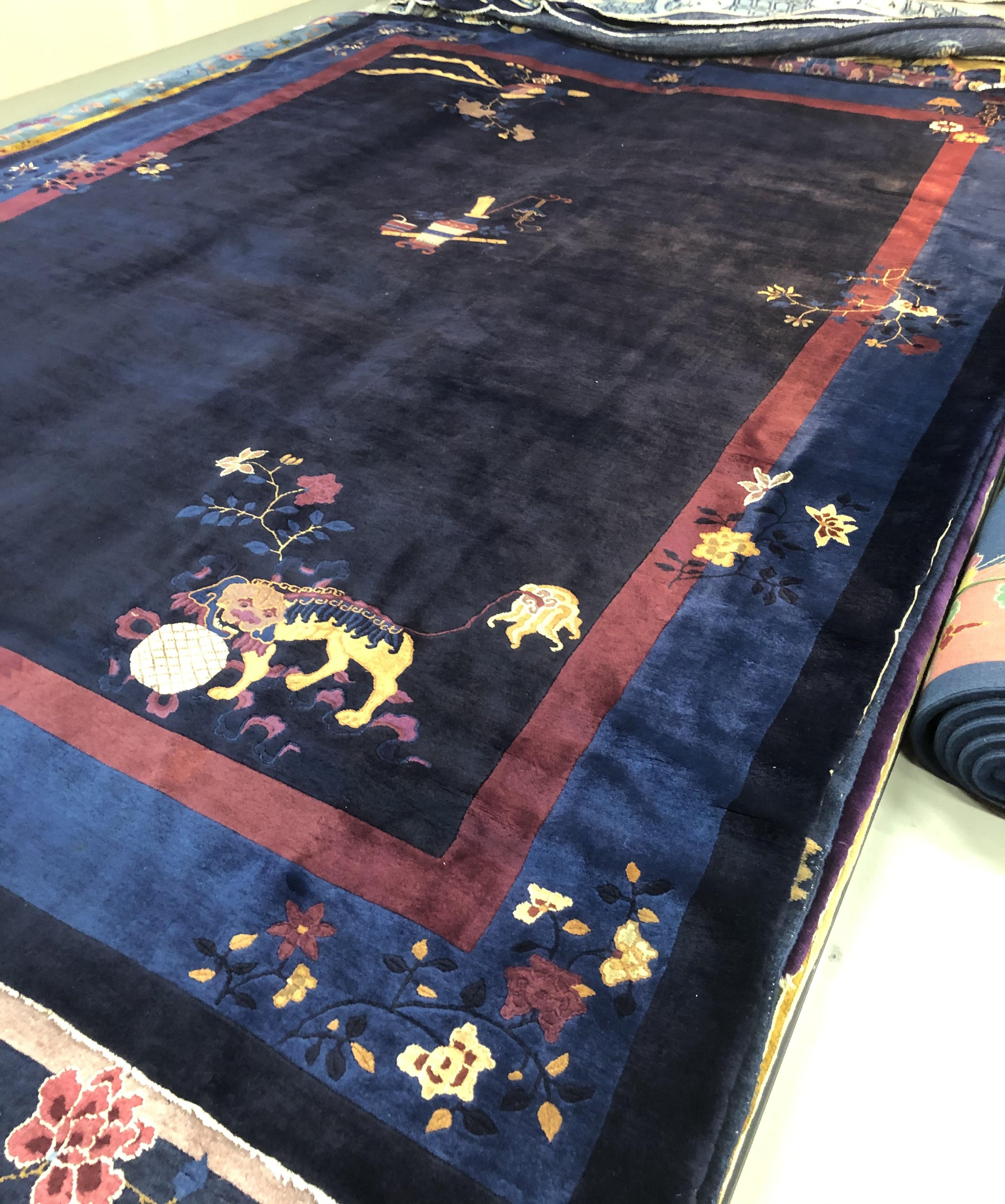 Early 20th Century Chinese Peking Carpet ( 11' x 15' - 335 x 457 ) For Sale 2