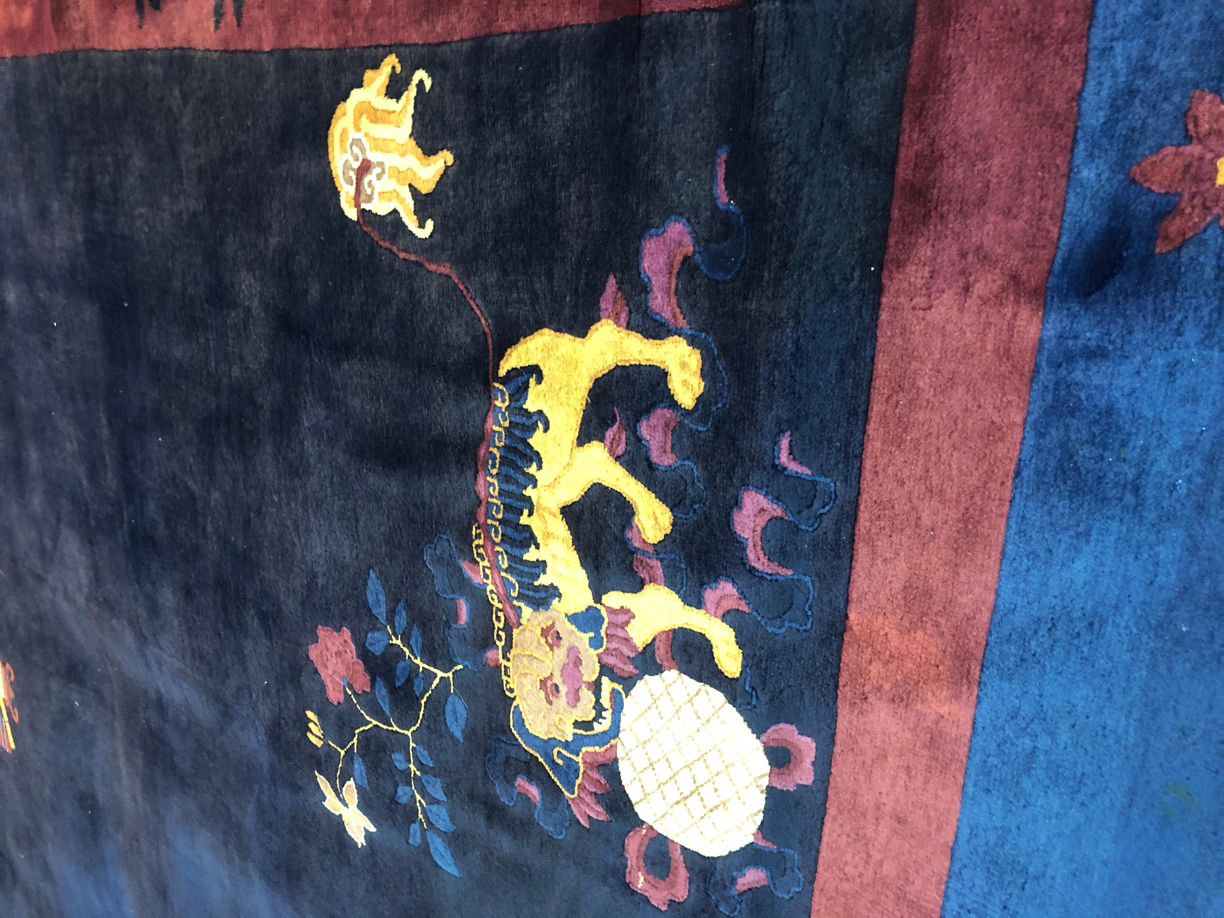 Early 20th Century Chinese Peking Carpet ( 11' x 15' - 335 x 457 ) For Sale 3