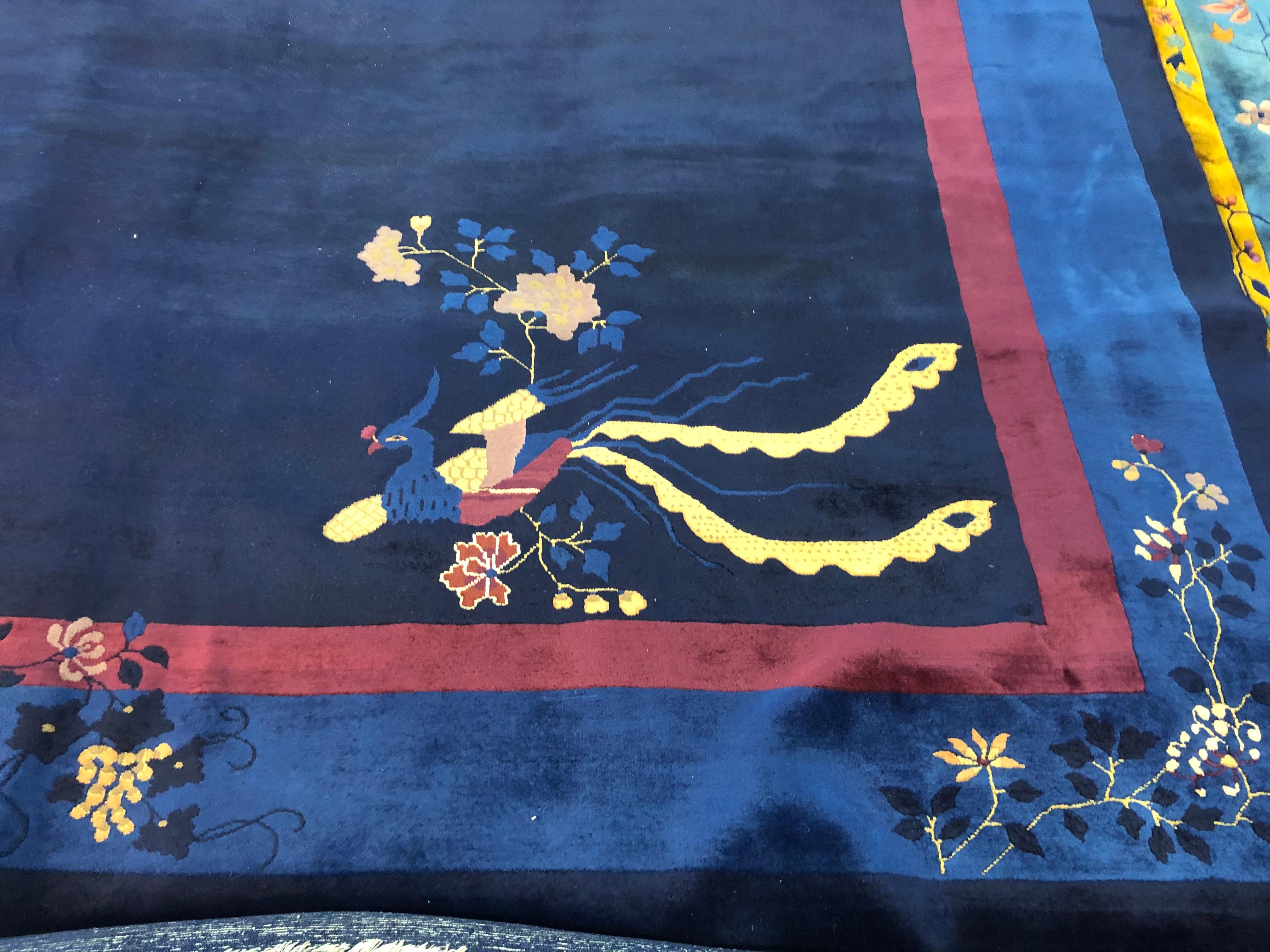 Early 20th Century Chinese Peking Carpet ( 11' x 15' - 335 x 457 ) For Sale 4