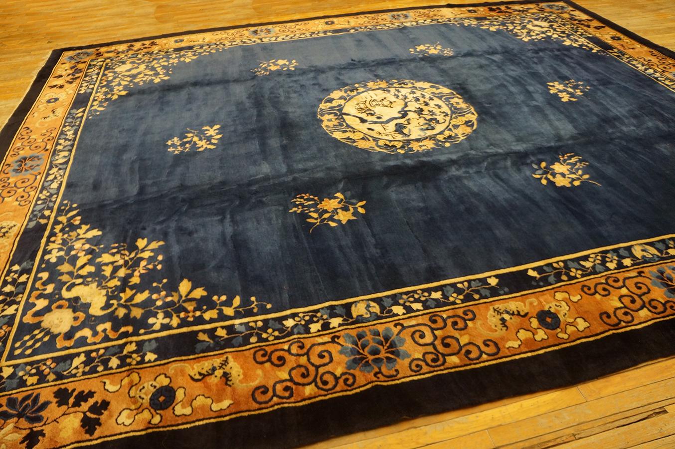Early 20th Century Chinese Peking Carpet ( 12' 4'' x 14' 9'' - 375 x 450 cm ) For Sale 1