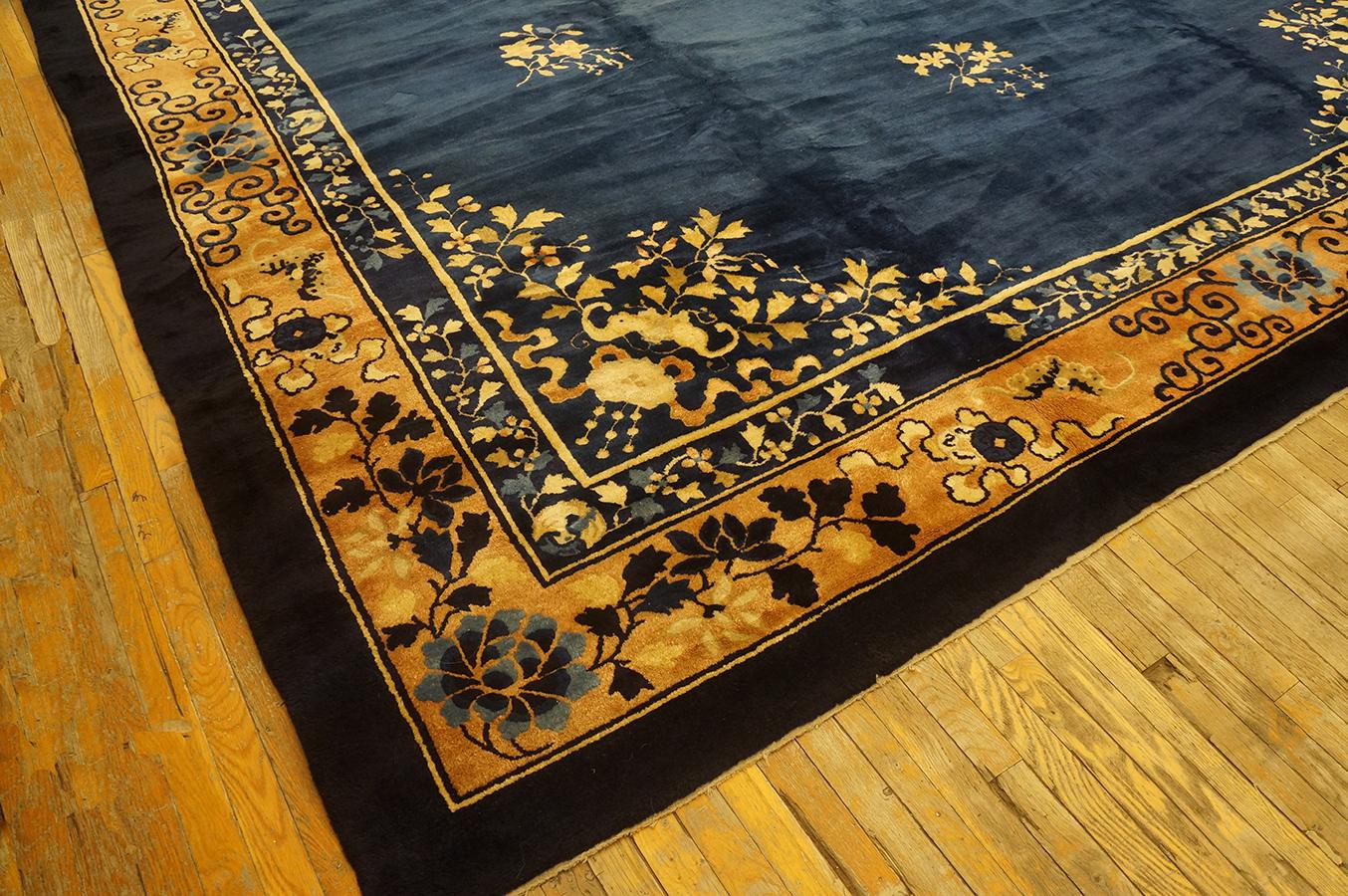 Early 20th Century Chinese Peking Carpet ( 12' 4'' x 14' 9'' - 375 x 450 cm ) For Sale 4
