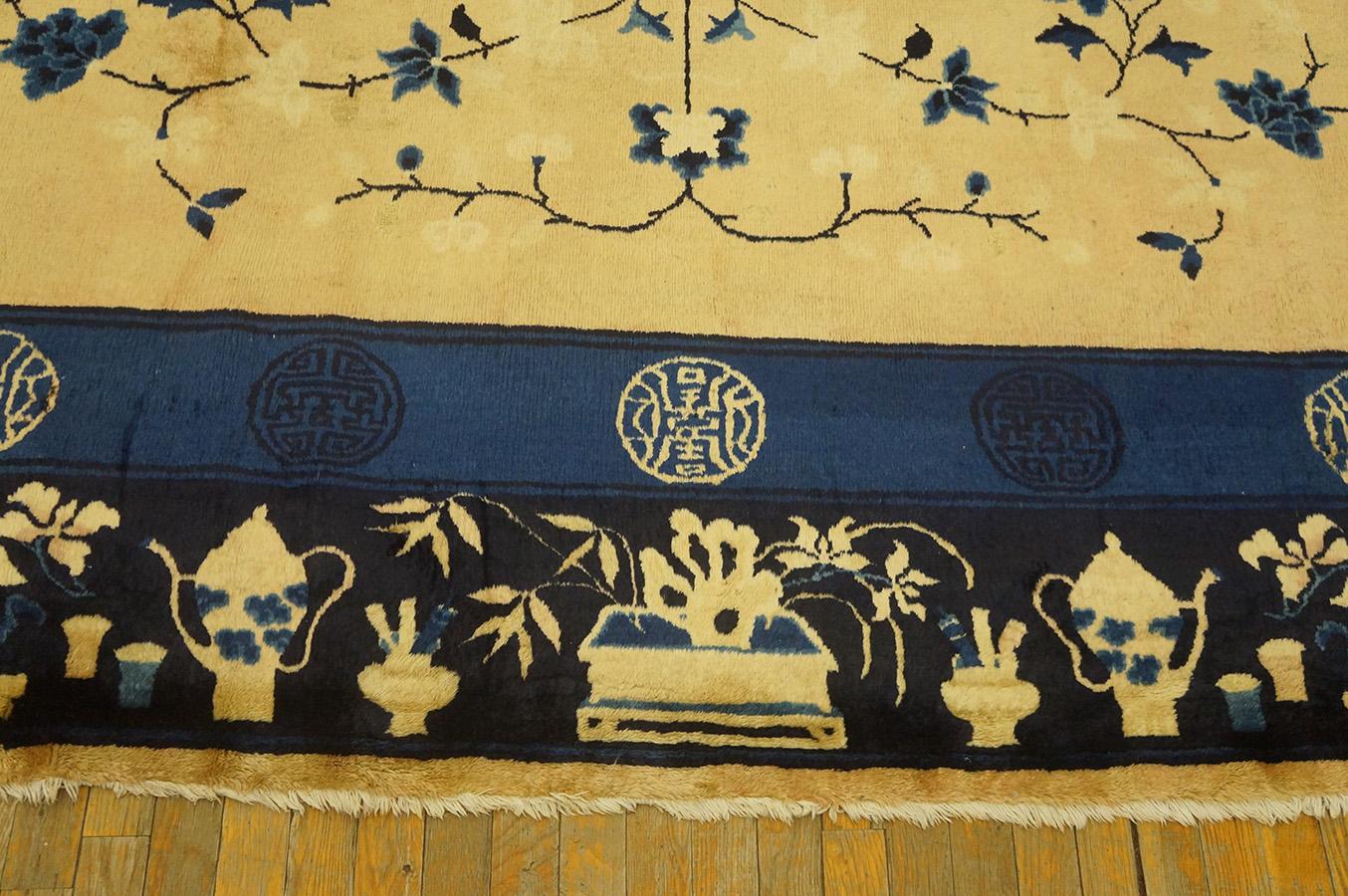 Tapis chinois de Pékin du début du 20ème siècle ( 12' x 15' - 365 x 458 ) en vente 6