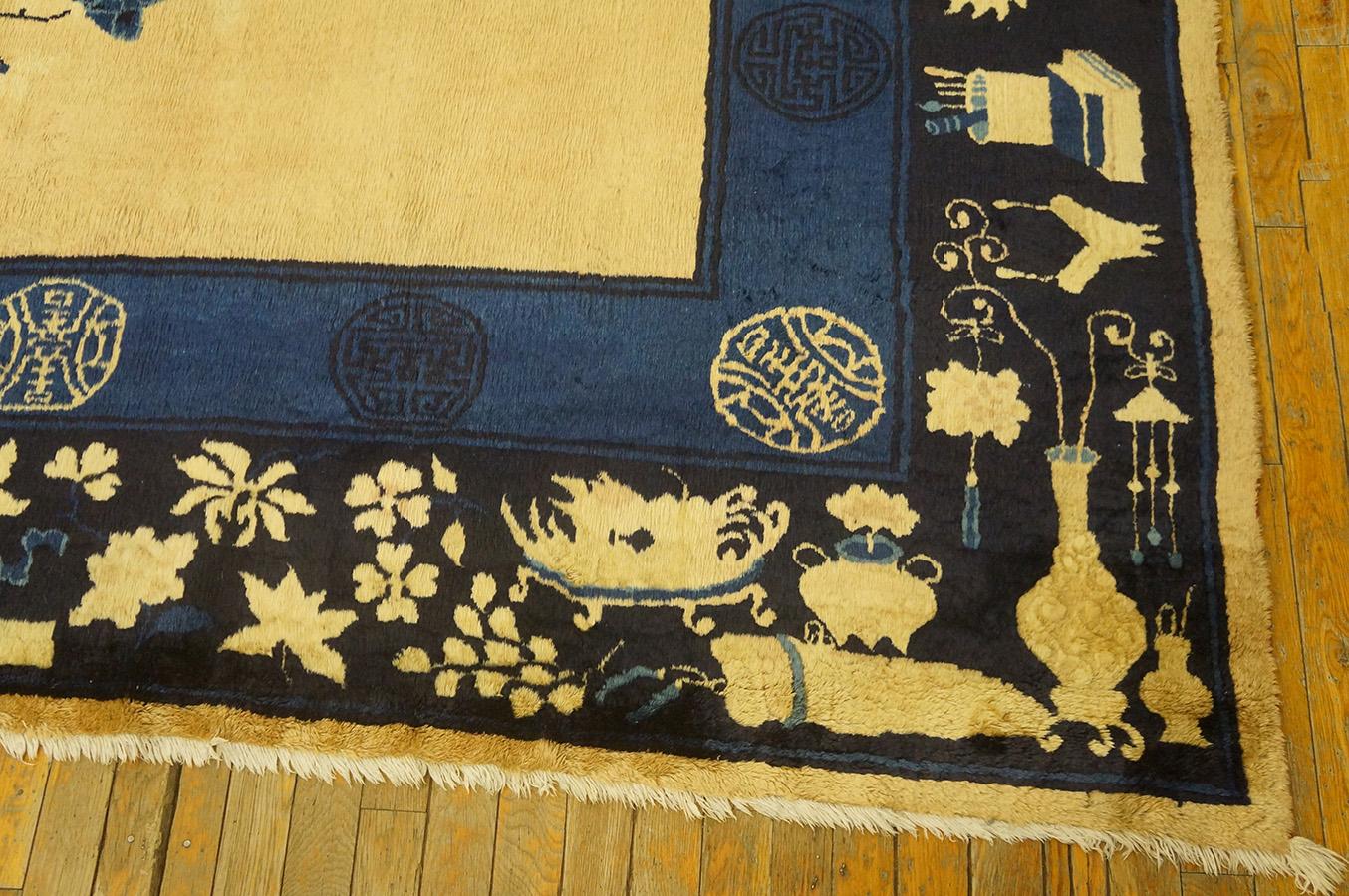 Tapis chinois de Pékin du début du 20ème siècle ( 12' x 15' - 365 x 458 ) en vente 7