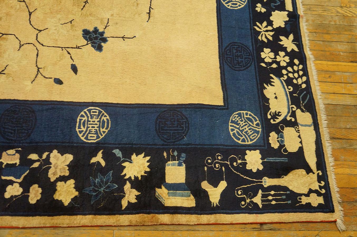 Tapis chinois de Pékin du début du 20ème siècle ( 12' x 15' - 365 x 458 ) en vente 9