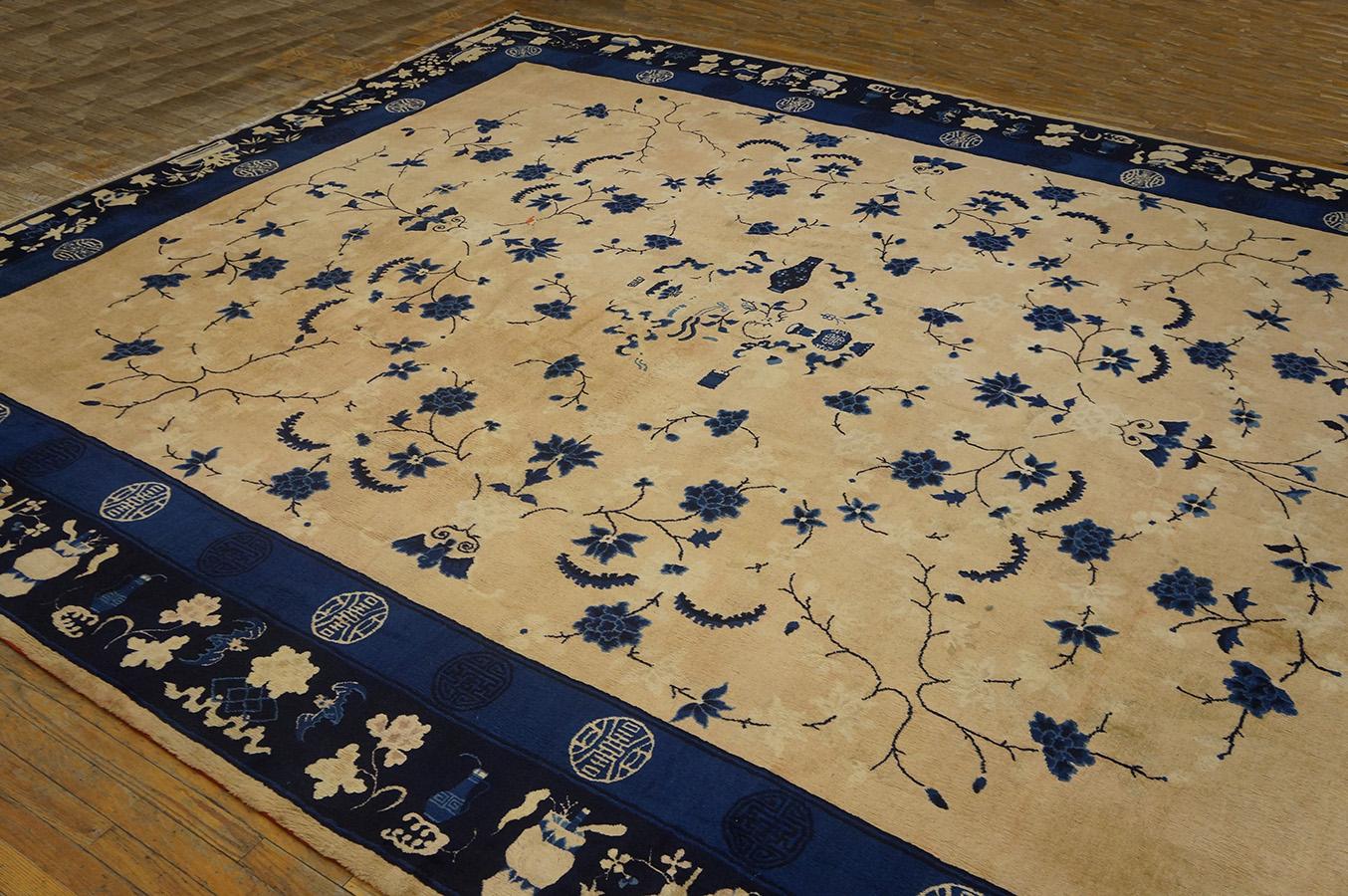 Tapis chinois de Pékin du début du 20ème siècle ( 12' x 15' - 365 x 458 ) en vente 12