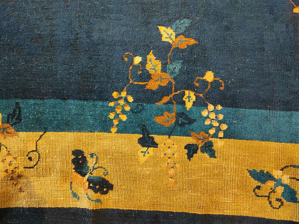 Wool Early 20th Century Chinese Peking Carpet ( 12' x 19'4