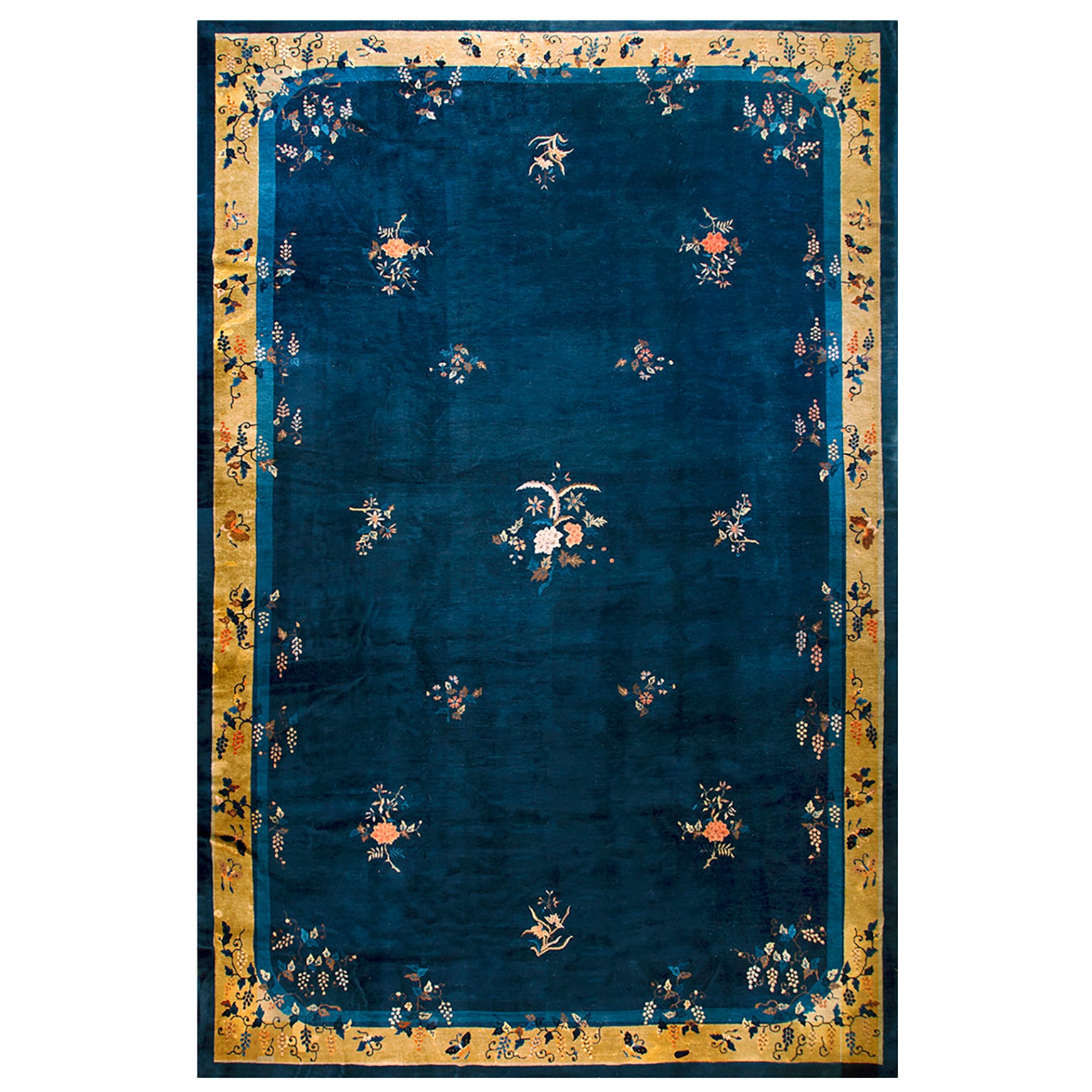 Alfombra china de Pekín de principios del siglo XX ( 12' x 19'4" - 365 x 590 )