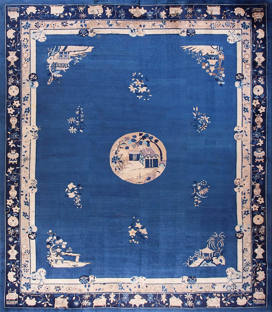 Early 20th Century  Chinese Peking Carpet (  12'2" x 14'6" - 371 x 442 ) For Sale