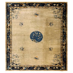 Tapis chinois de Pékin du début du 20ème siècle ( 12'4" x 14'3" - 376 x 434 )