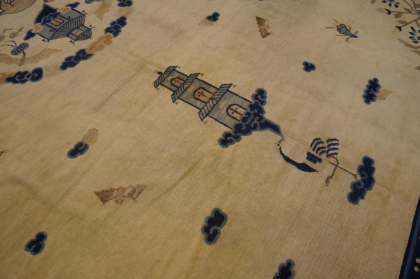 Early 20th Century Chinese Peking Carpet ( 13'10'' x 17'4'' - 422 x 528 ) For Sale 5