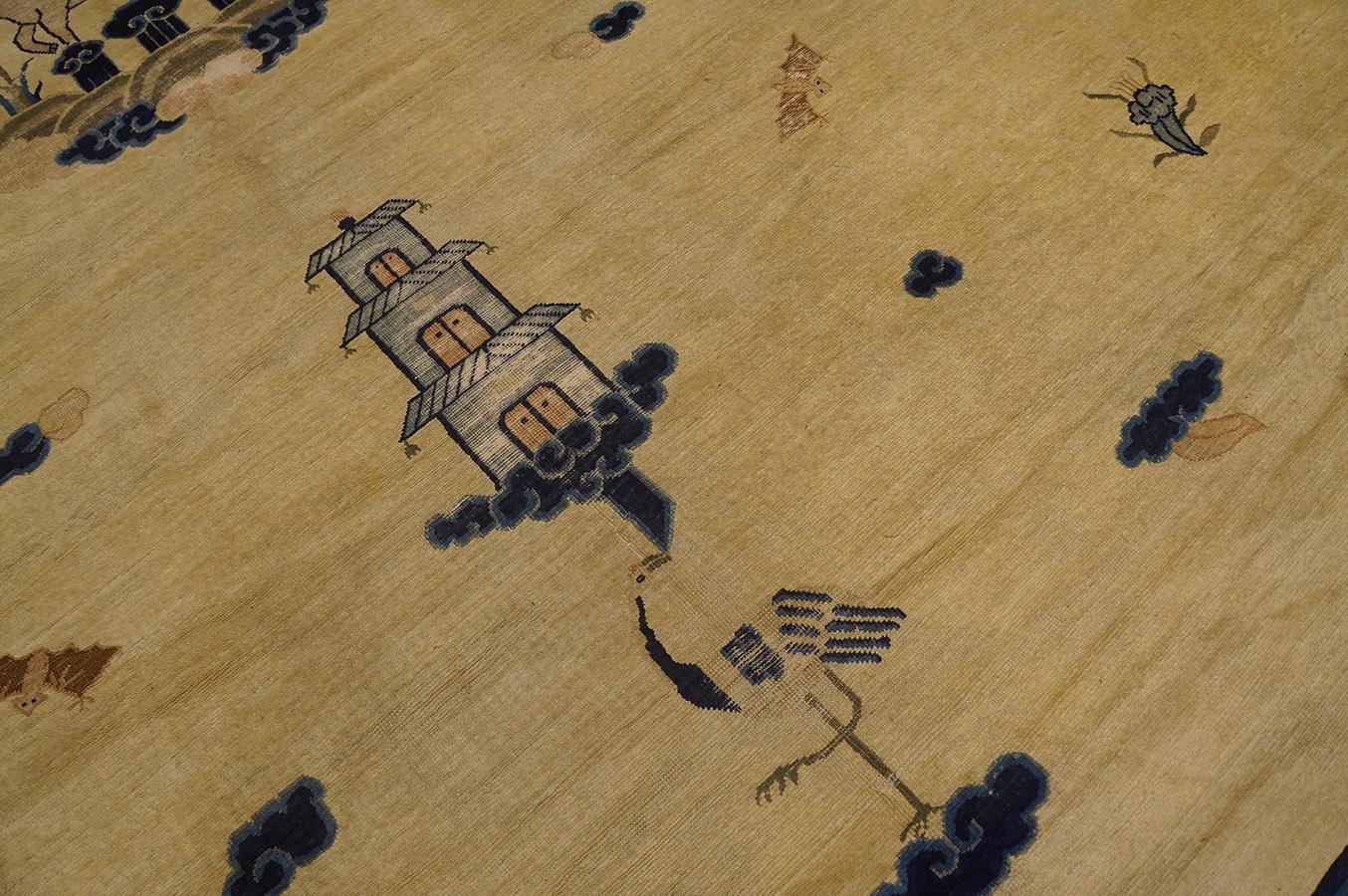 Early 20th Century Chinese Peking Carpet ( 13'10'' x 17'4'' - 422 x 528 ) For Sale 1