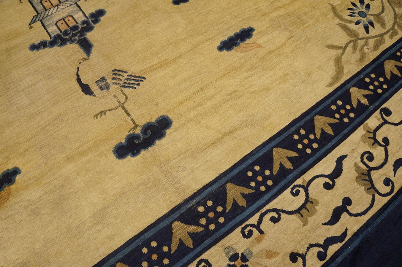 Early 20th Century Chinese Peking Carpet ( 13'10'' x 17'4'' - 422 x 528 ) For Sale 2