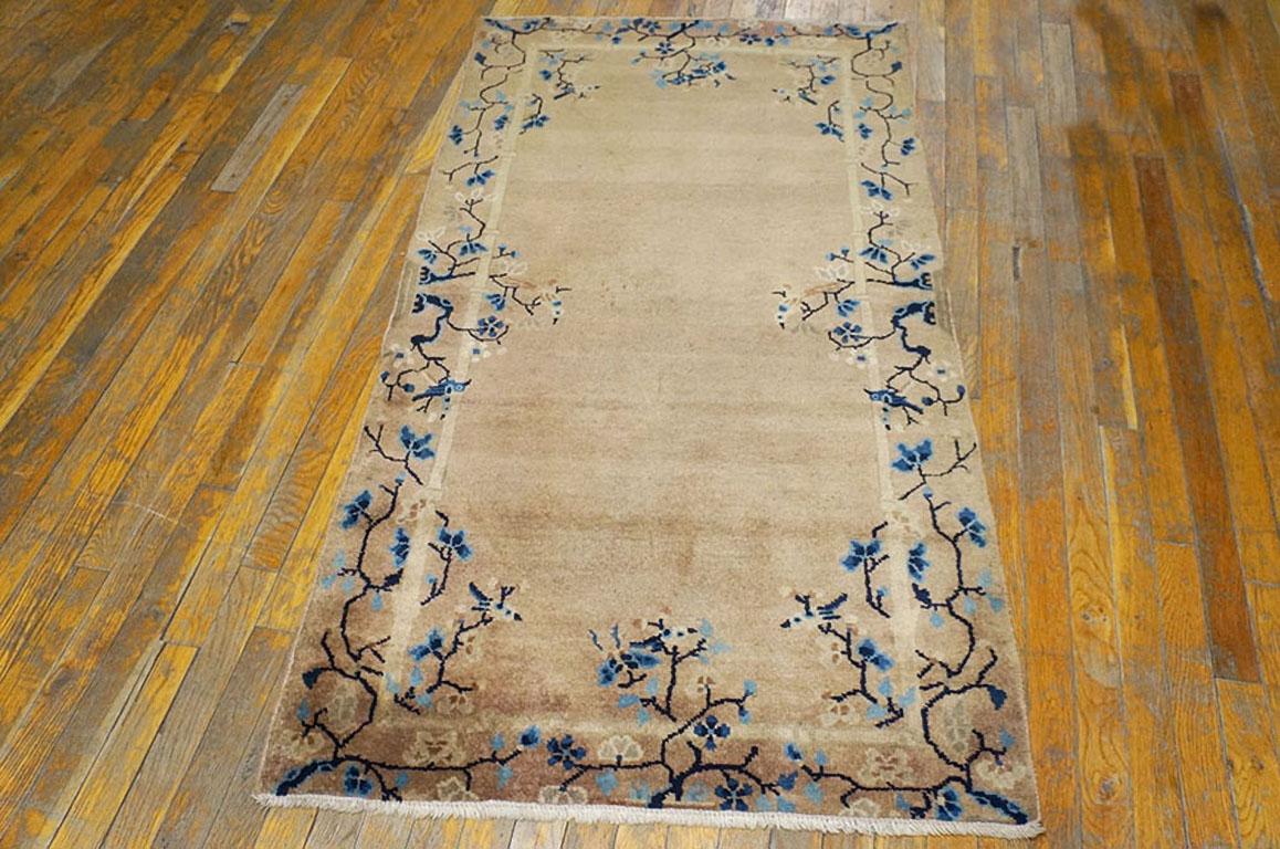 Chinois Tapis chinois de Pékin du début du 20ème siècle ( 3' x 5'8