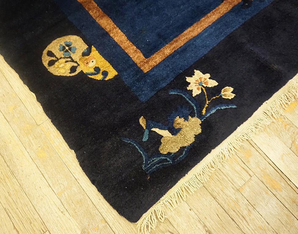 Early 20th Century Chinese Peking Carpet ( 4'2