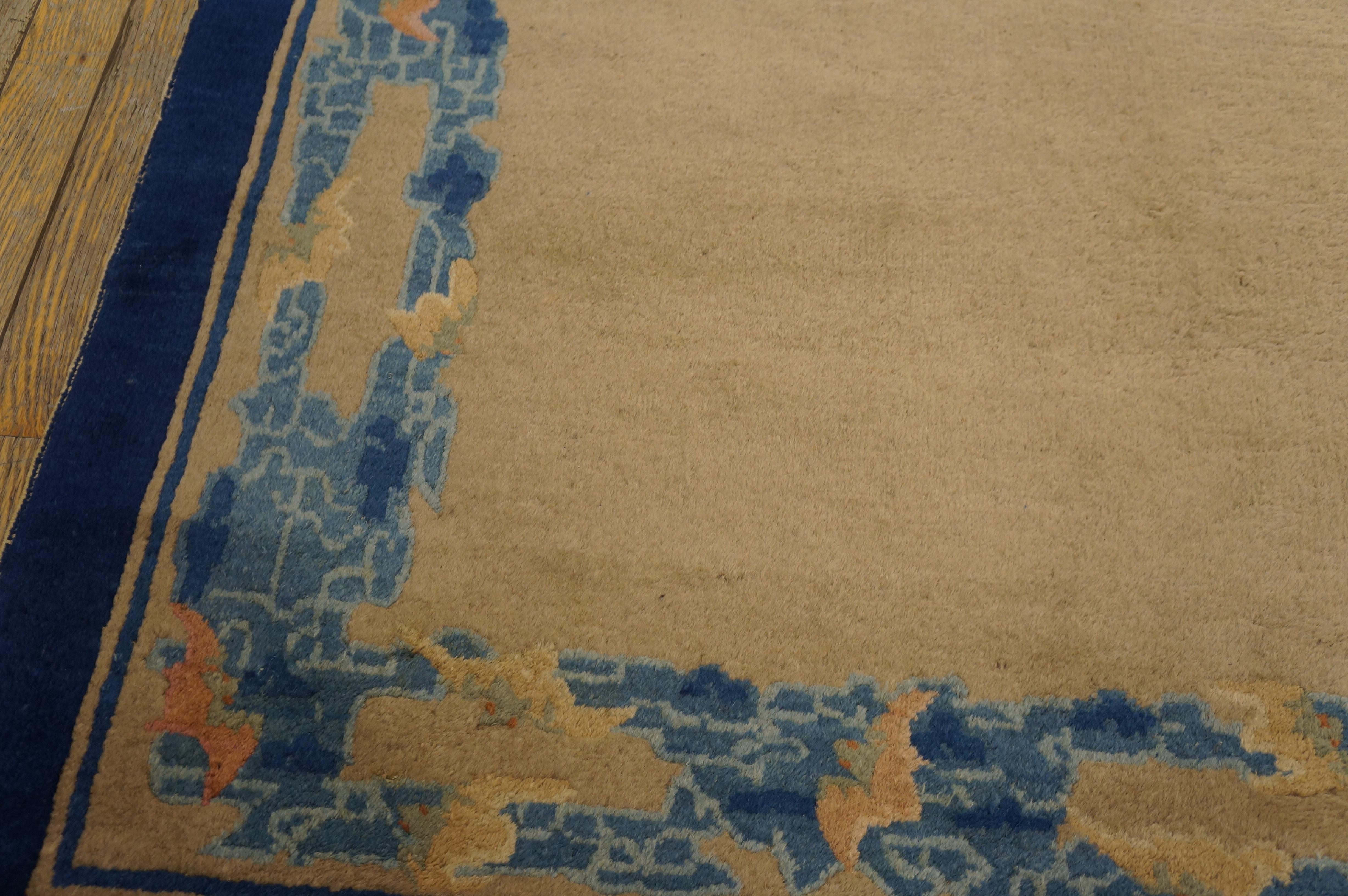 Early 20th Century Chinese Peking Carpet ( 4' x 5' - 122 x 152 ) For Sale 1