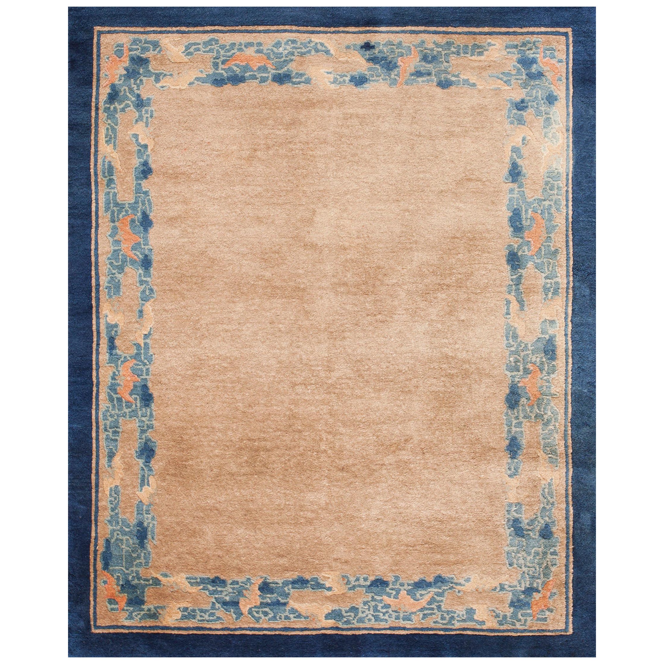 Tapis chinois de Pékin du début du 20ème siècle ( 4' x 5' - 122 x 152 )