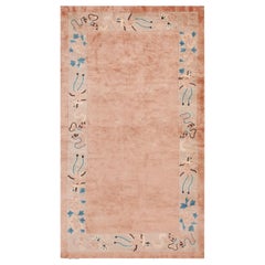 Tapis chinois de Pékin du début du 20ème siècle ( 4' x 7' - 122 x 213 )