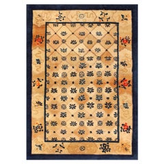 Tapis chinois de Pékin du début du 20ème siècle ( 4'3" x 6' - 130 x 183 )