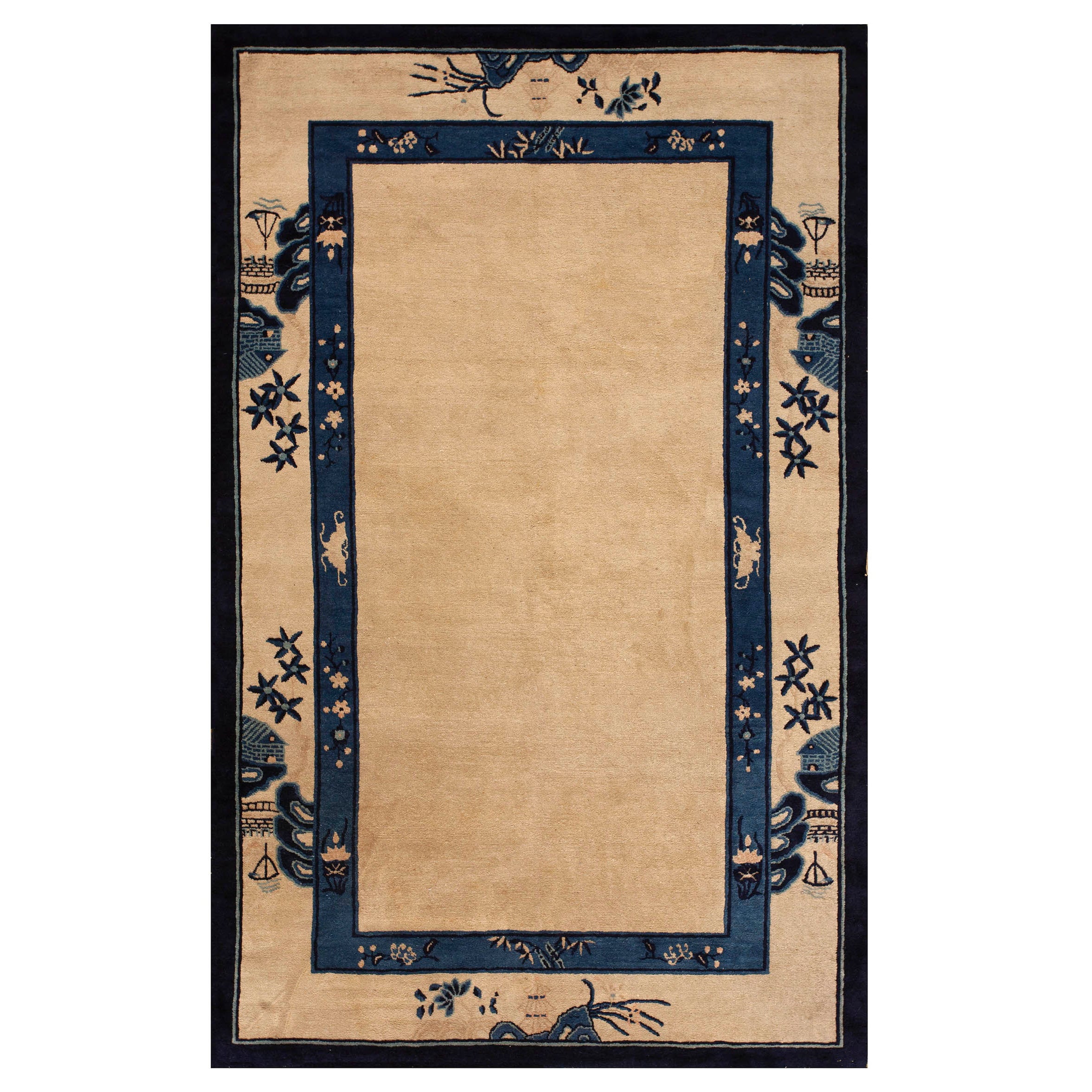 Tapis chinois de Pékin du début du 20e siècle (5'' x 7''9'''' - 153 x 236 )