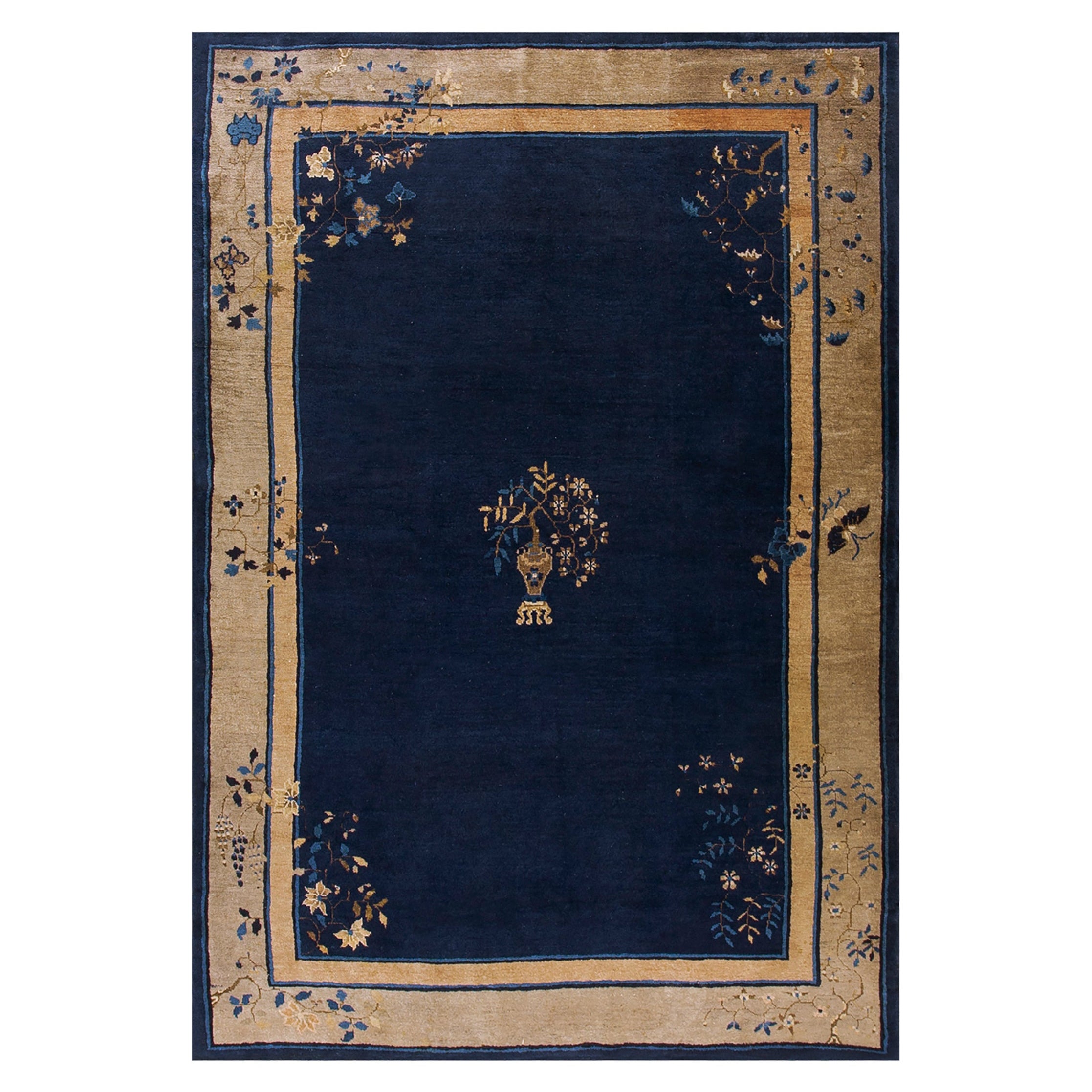 Tapis chinois de Pékin du début du 20ème siècle ( 6 x 8'7" 183 x 262 )