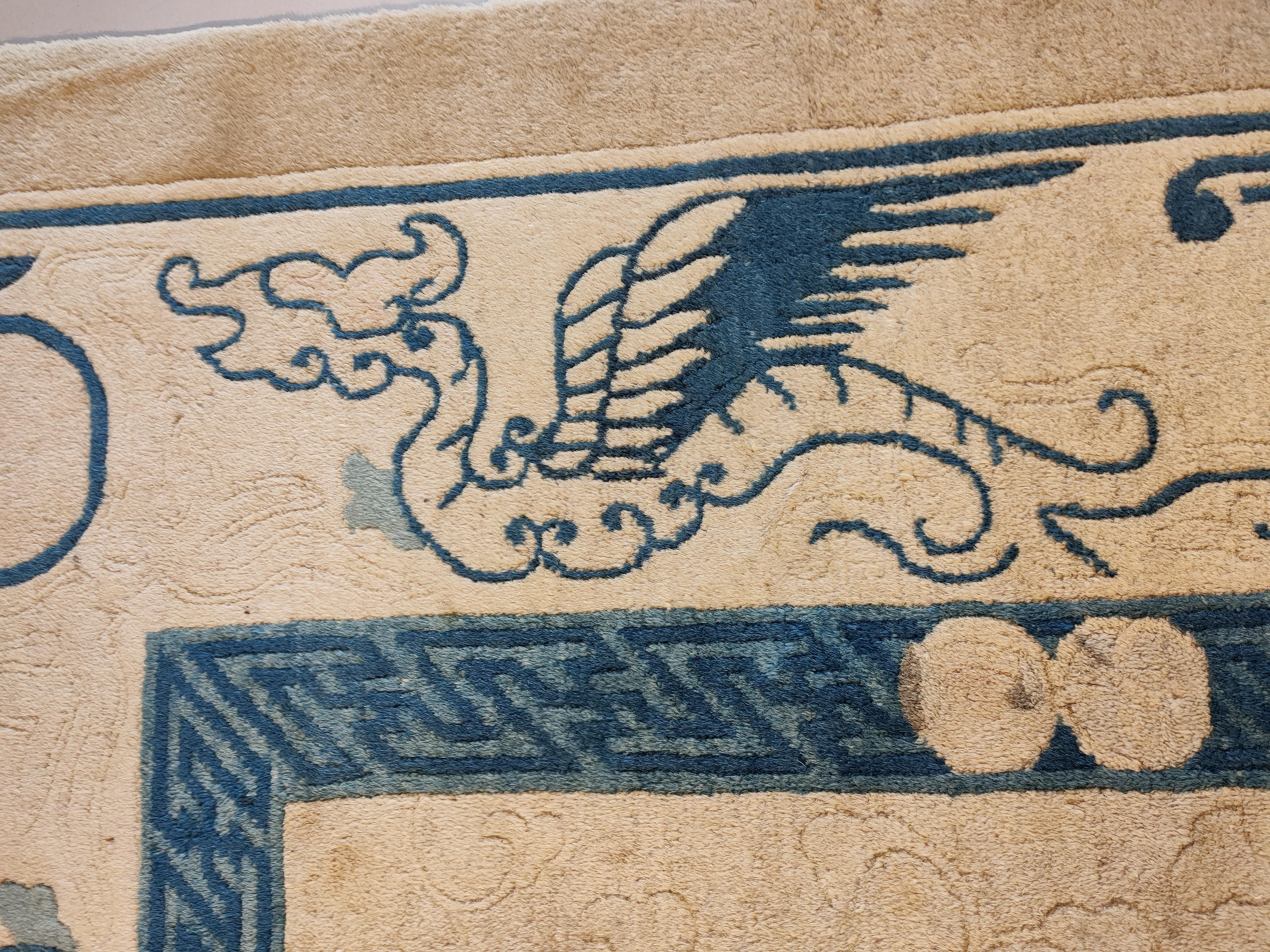 Tappeto cinese di Pechino dei primi del Novecento ( 6' x 8'9