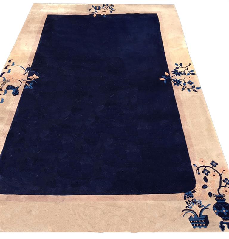 Hand-Knotted Early 20th Century Chinese Peking Carpet ( 6' x 9' - 183 x 275 )  For Sale