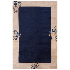 Tapis chinois de Pékin du début du 20ème siècle ( 6' x 9' - 183 x 275 )