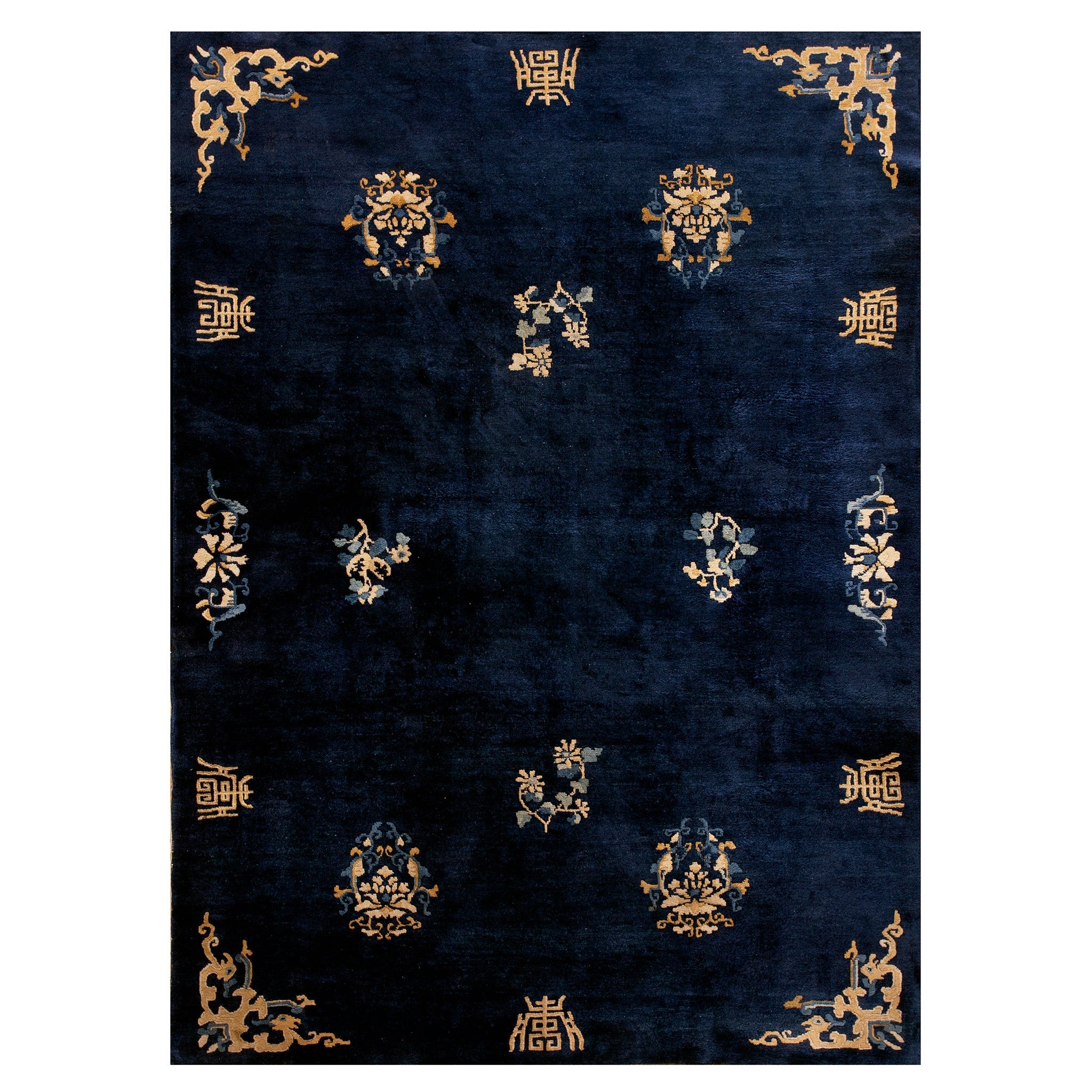 Tapis Pékin du début du 20e siècle (#}6
3" x 8
6" - 191 x 259 )