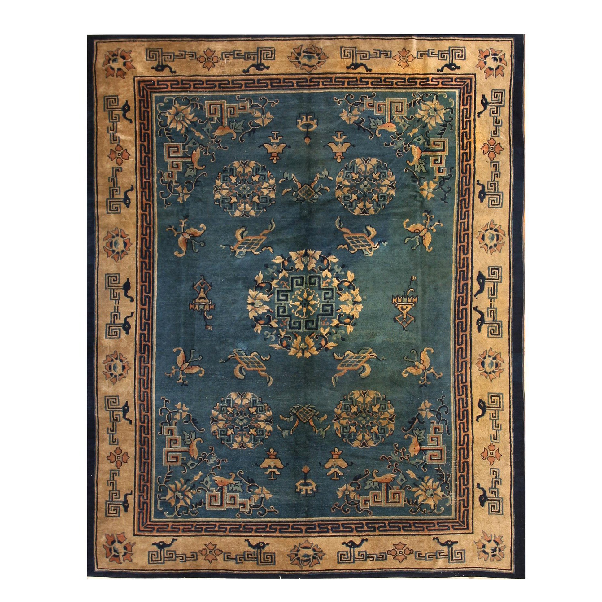 Tapis chinois de Pékin du début du 20e siècle (  7'10" x 9'10" - 240 x 300 )