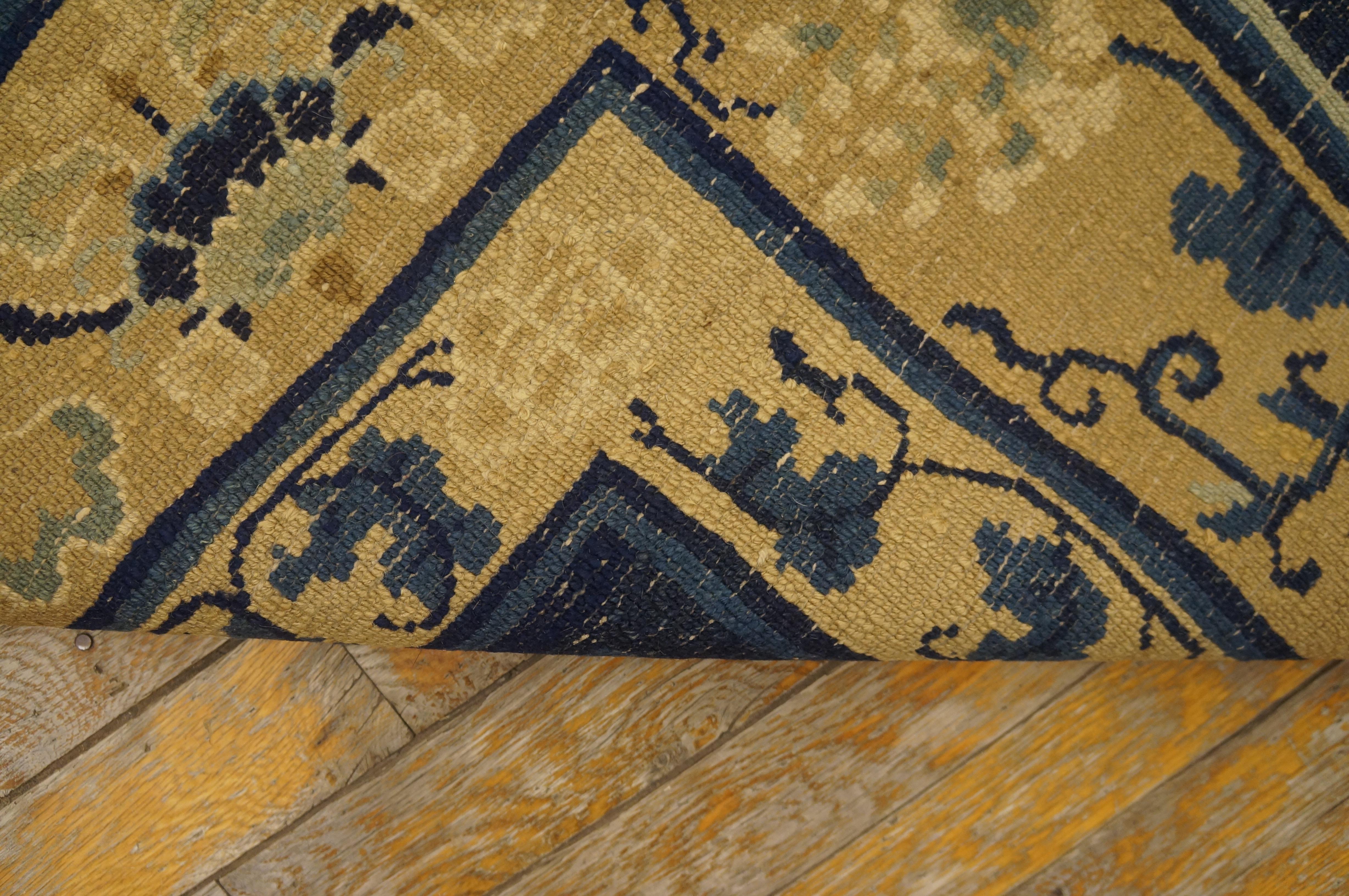 Early 20th Century Chinese Peking Carpet ( 8'2