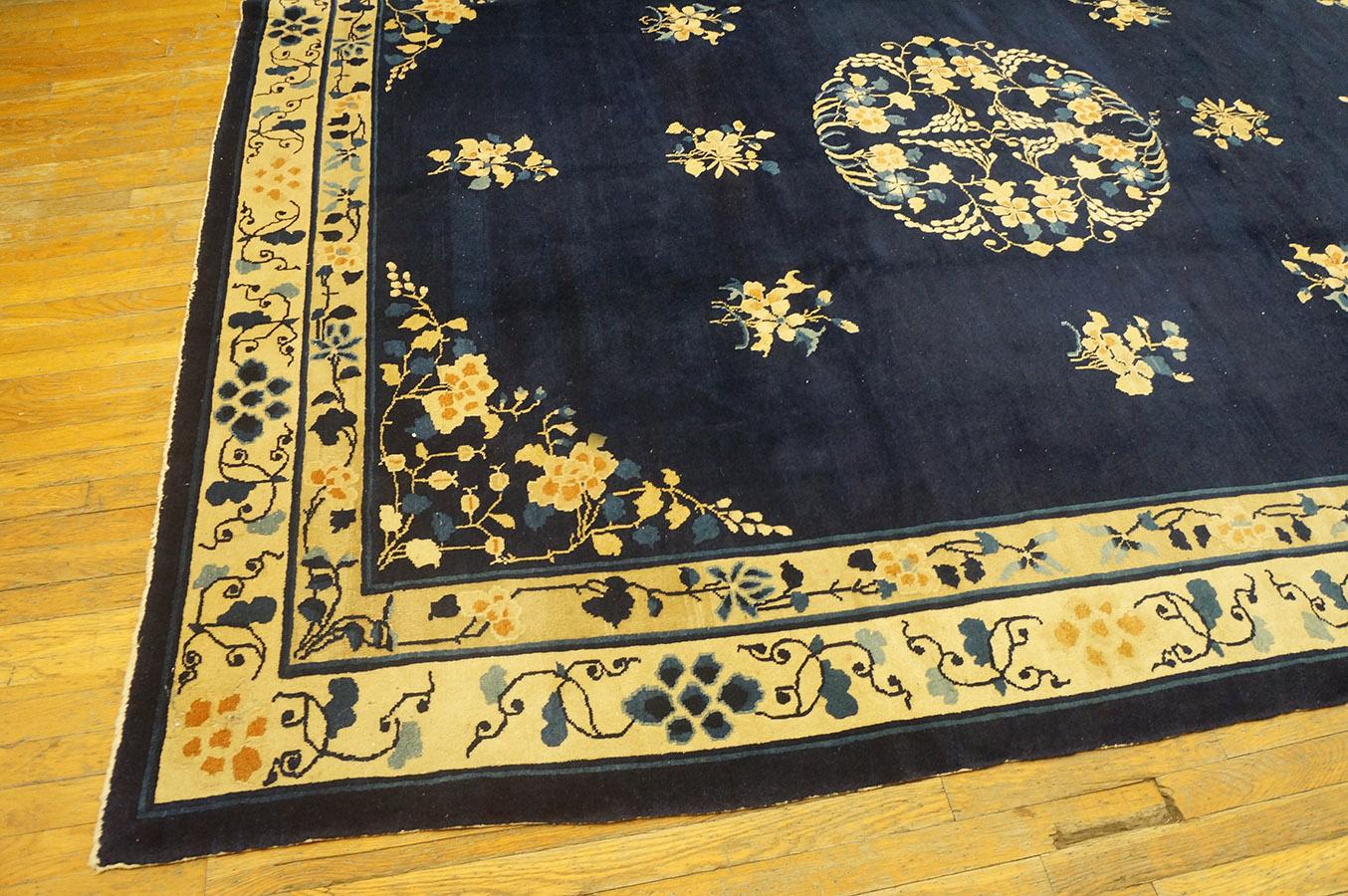 Chinois Tapis chinois de Pékin du début du 20ème siècle ( 8'3