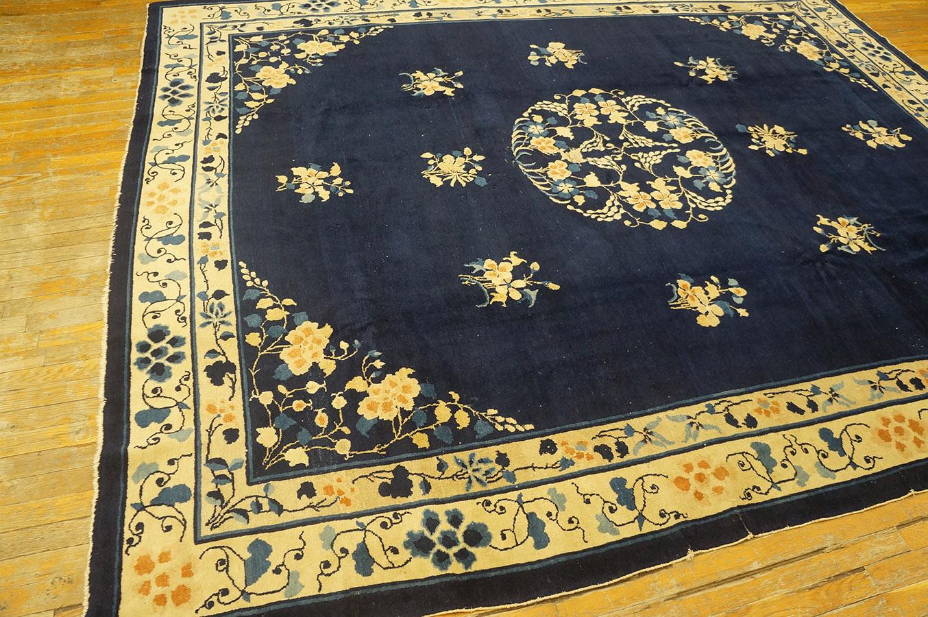 Début du 20ème siècle Tapis chinois de Pékin du début du 20ème siècle ( 8'3
