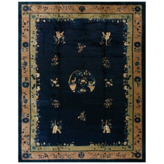 Tapis chinois de Pékin du début du 20e siècle ( 9' 2'' x 11' 7'' - 280 x 353 cm)