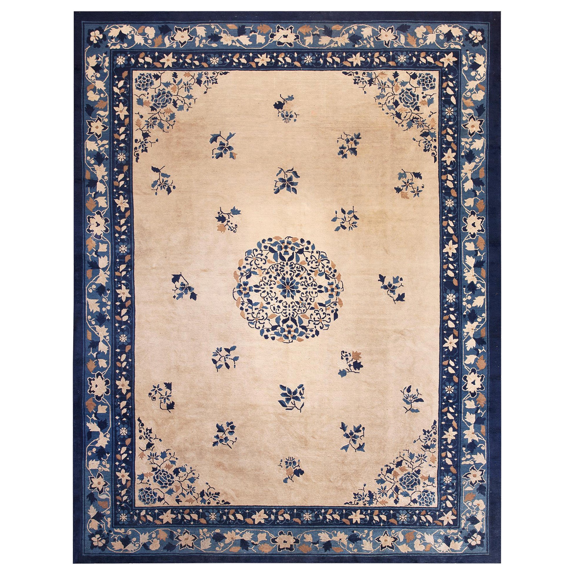 Tapis chinois de Pékin du début du 20e siècle (27 x 358 cm)