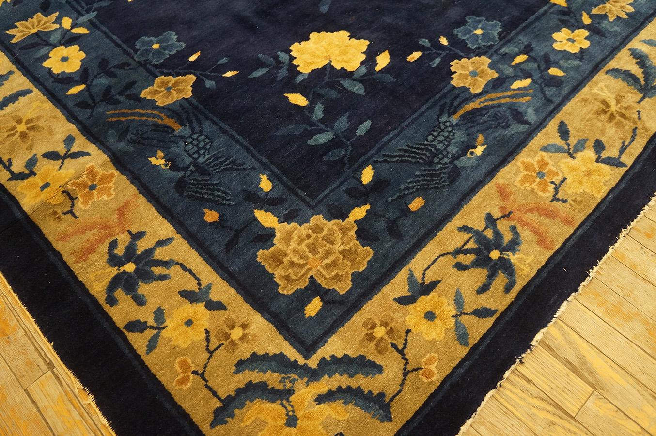 Tapis chinois de Pékin du début du 20ème siècle ( 9' x 11'6'' - 275 x 350 ) Bon état - En vente à New York, NY