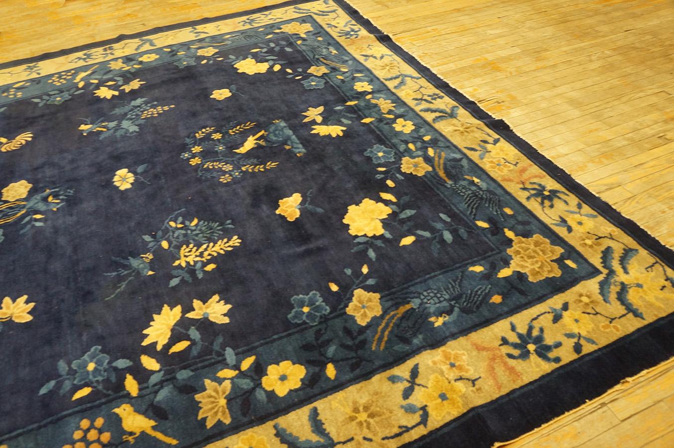 Tapis chinois de Pékin du début du 20ème siècle ( 9' x 11'6'' - 275 x 350 ) en vente 1