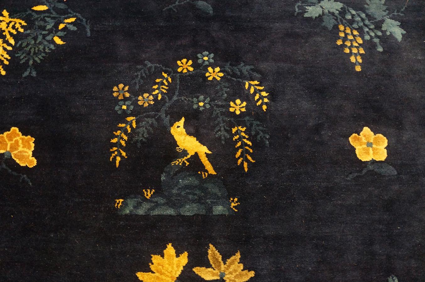 Tapis chinois de Pékin du début du 20ème siècle ( 9' x 11'6'' - 275 x 350 ) en vente 2