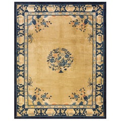 Tapis chinois de Pékin du début du 20ème siècle ( 9' x 11'6'' - 275 x 350 )