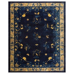 Tapis chinois de Pékin du début du 20ème siècle ( 9
x 11
6
- 275 x 350 )