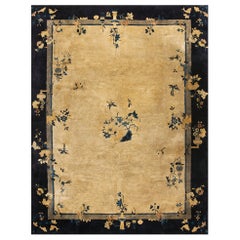 Tapis chinois de Pékin du début du 20e siècle ( 9' x 11'6"" - 275 x 350 cm)