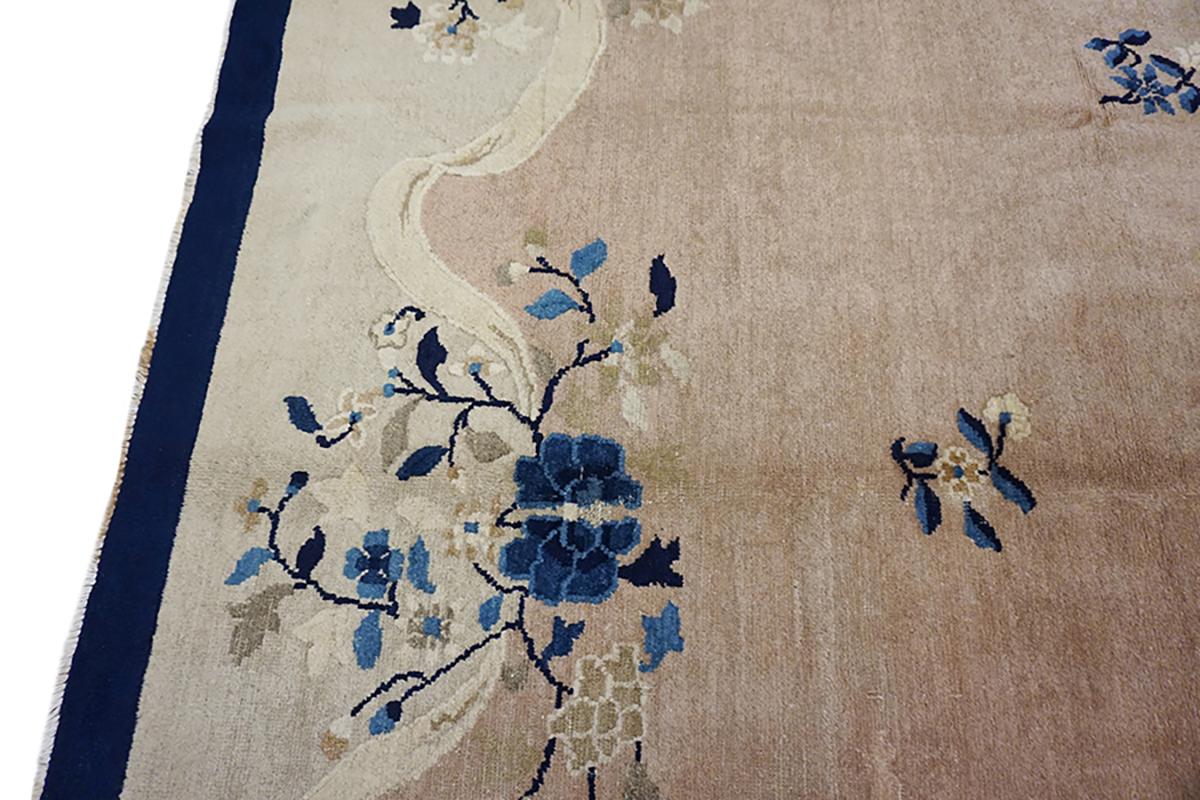 Tapis chinois de Pékin du début du 20ème siècle ( 9' x 11'8