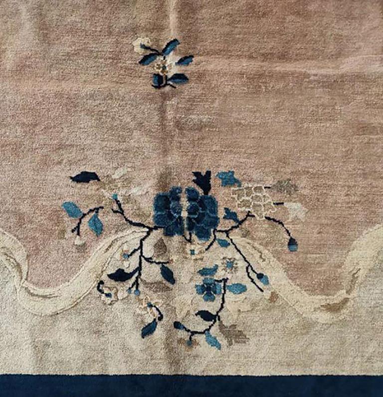 Chinois Tapis chinois de Pékin du début du 20ème siècle ( 9' x 11'8