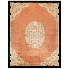 Tapis chinois de Pékin du début du 20ème siècle ( 9' x 11'8'' - 275 x 355 )