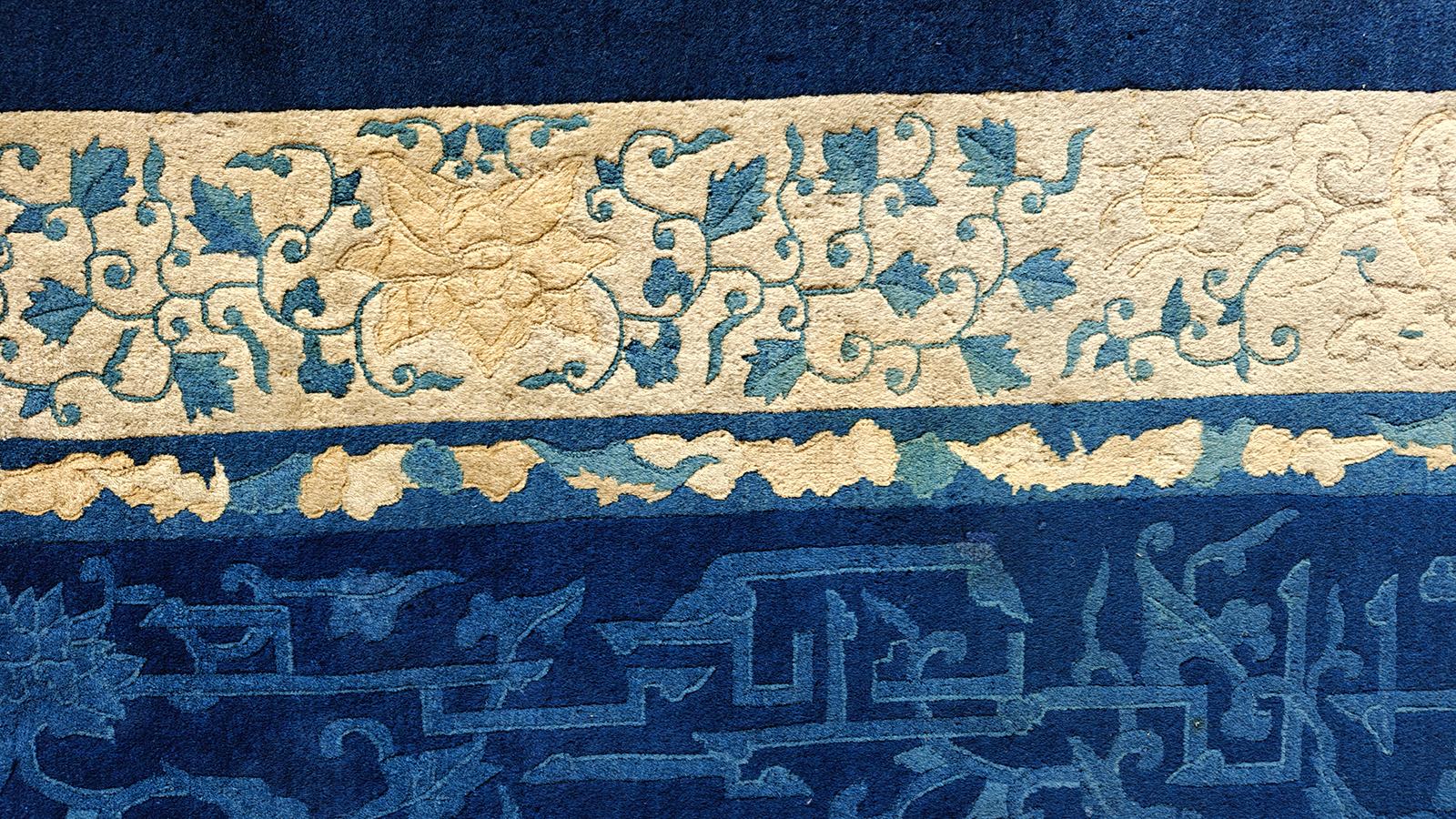 Tapis chinois de Pékin du début du 20ème siècle ( 9' x 11'9