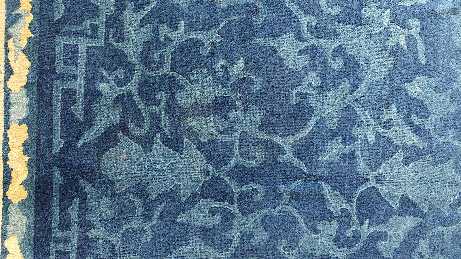 Tapis chinois de Pékin du début du 20ème siècle ( 9' x 11'9