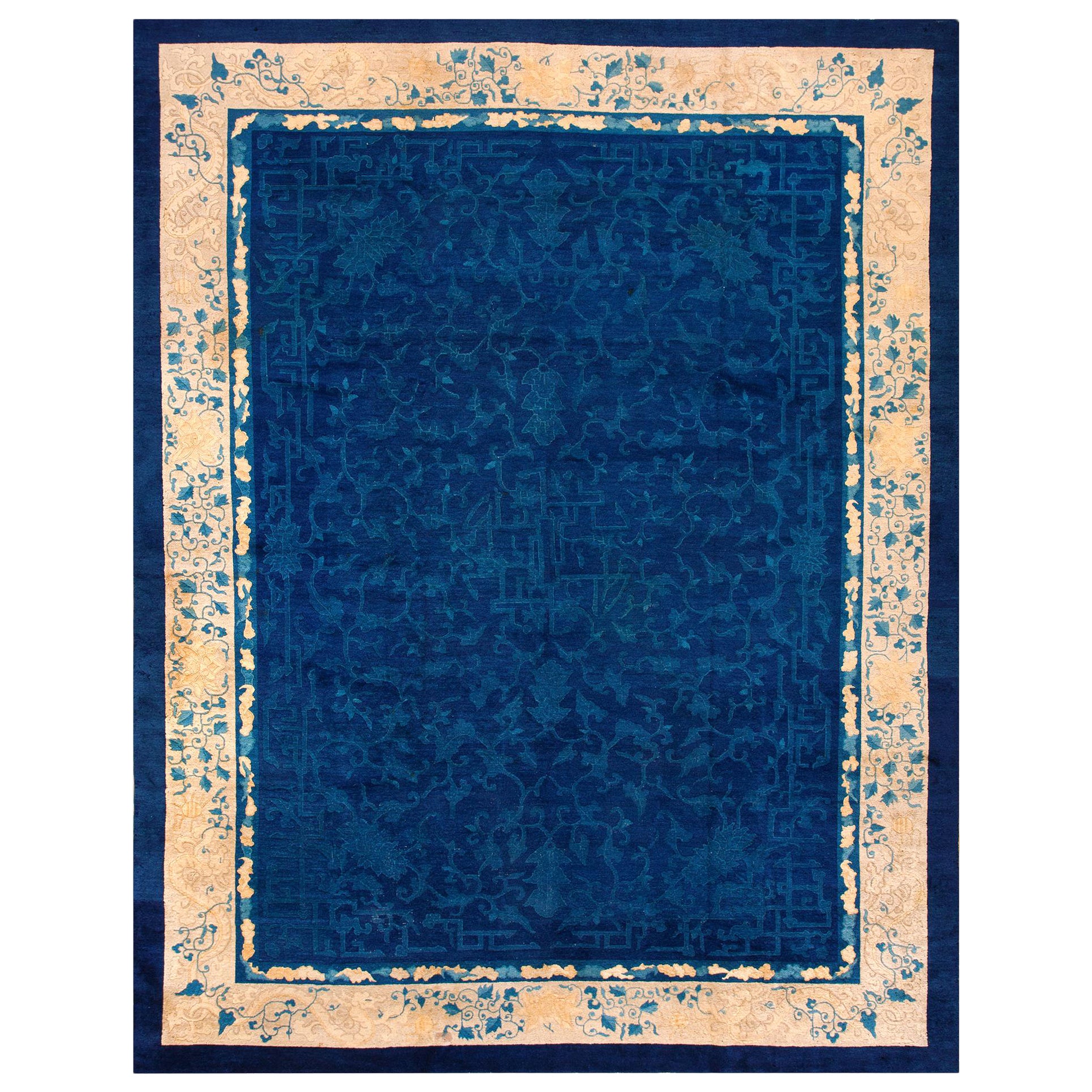Tapis chinois de Pékin du début du 20ème siècle ( 9' x 11'9" - 274 x 358 )