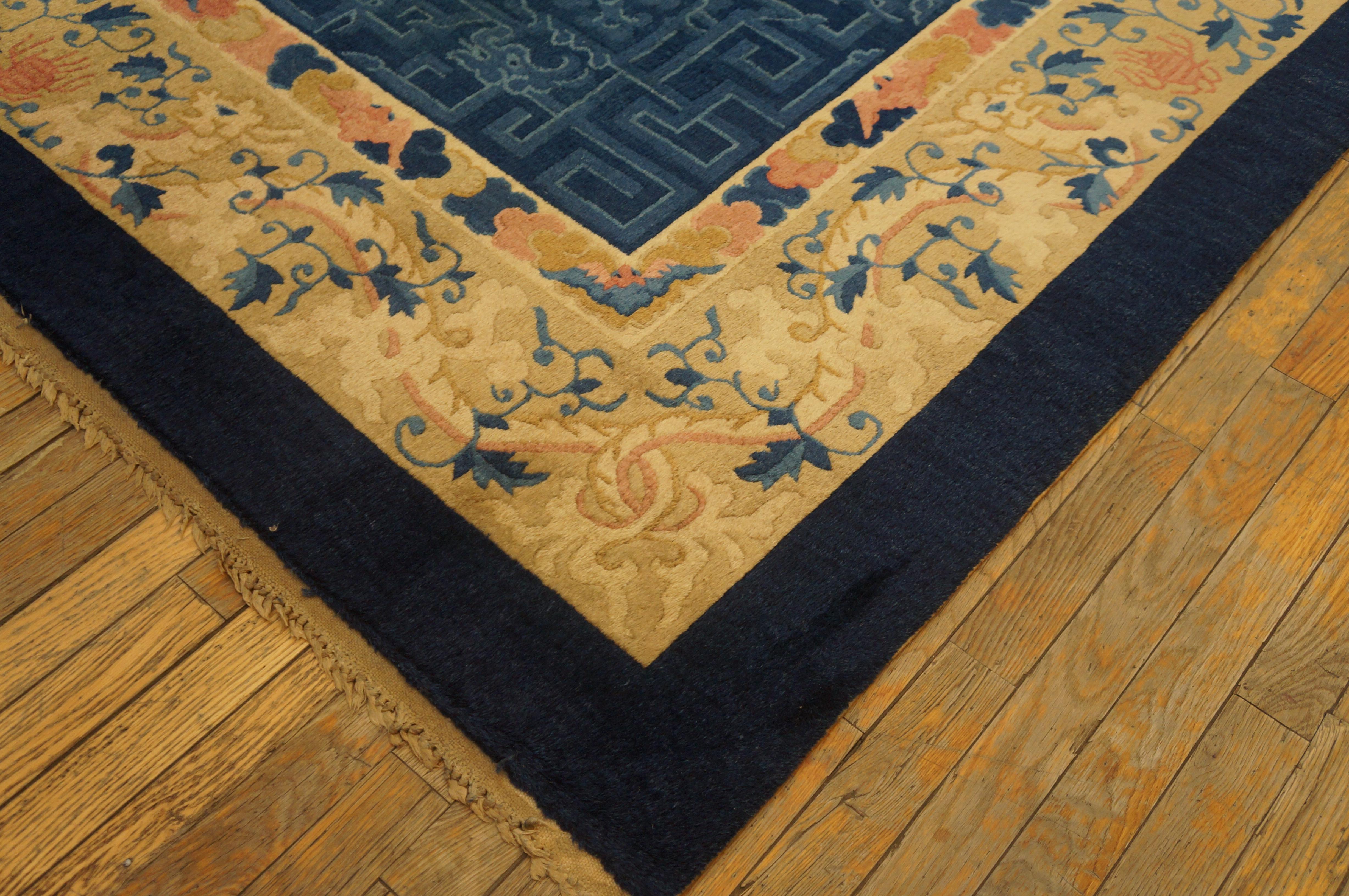 Chinesischer Peking-Teppich des frühen 20. Jahrhunderts ( 9' x 11'9